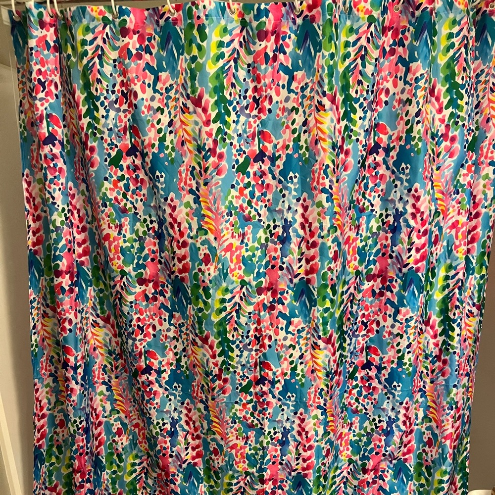 Lily Pulitzer shower curtain